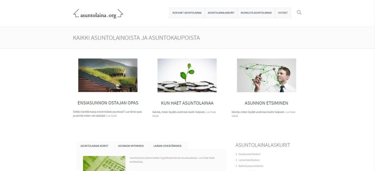asuntolaina.org Website Revamp