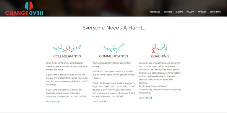 Changehead Website