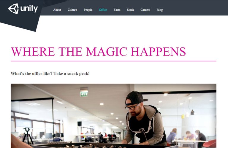 Unity Helsinki – Website