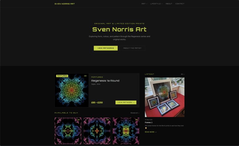 svennorrisart.com is live