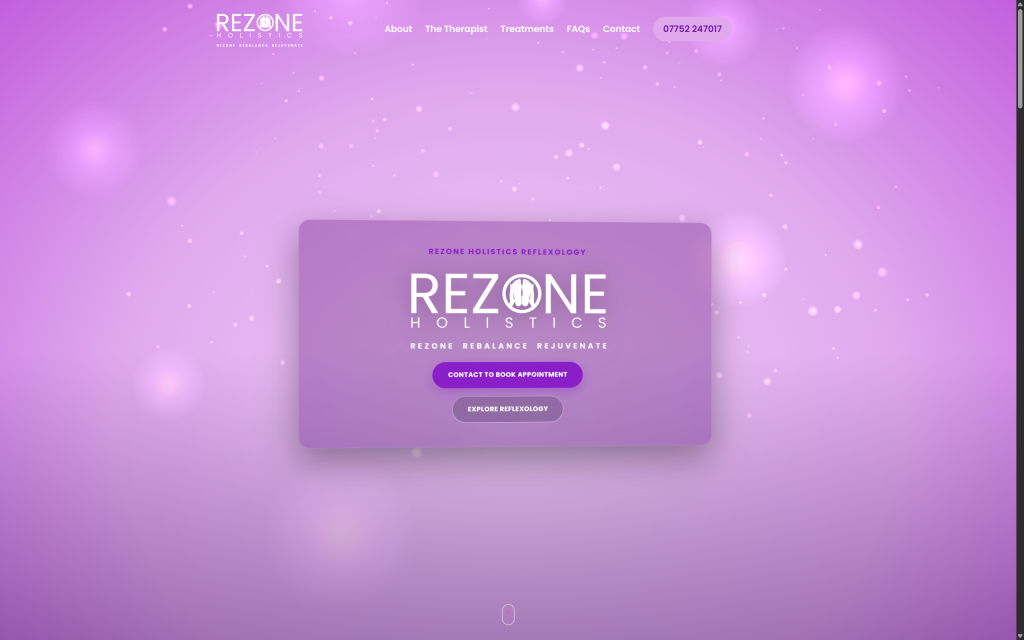 Rezone Holistics Website (2026)
