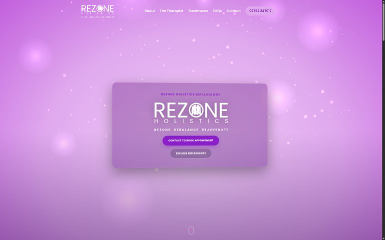 Rezone Holistics Website (2026 rebuild)